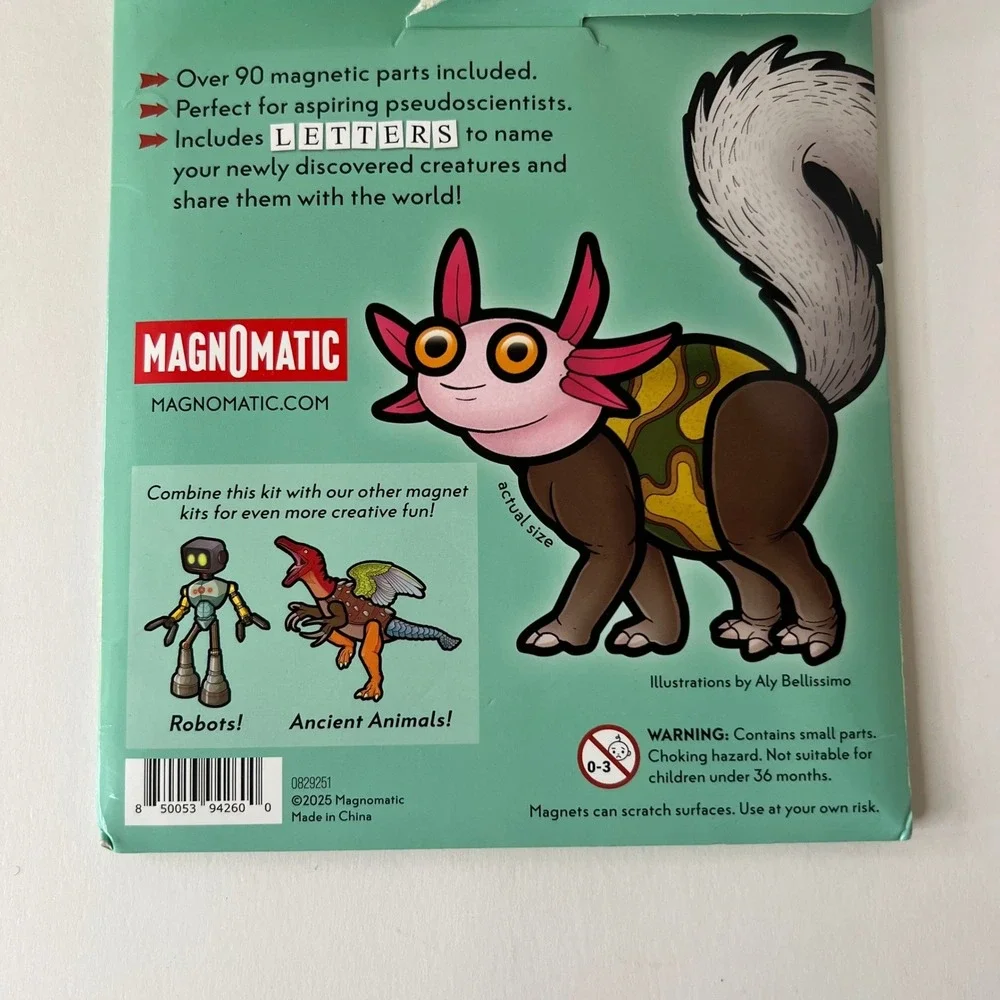 Magnomatic cryptid construction
